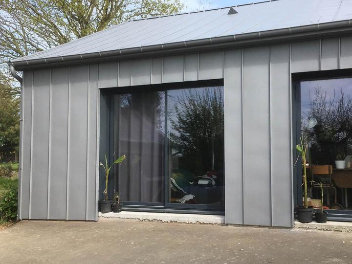 Pose et rénovation de couverture en zinc Lamballe