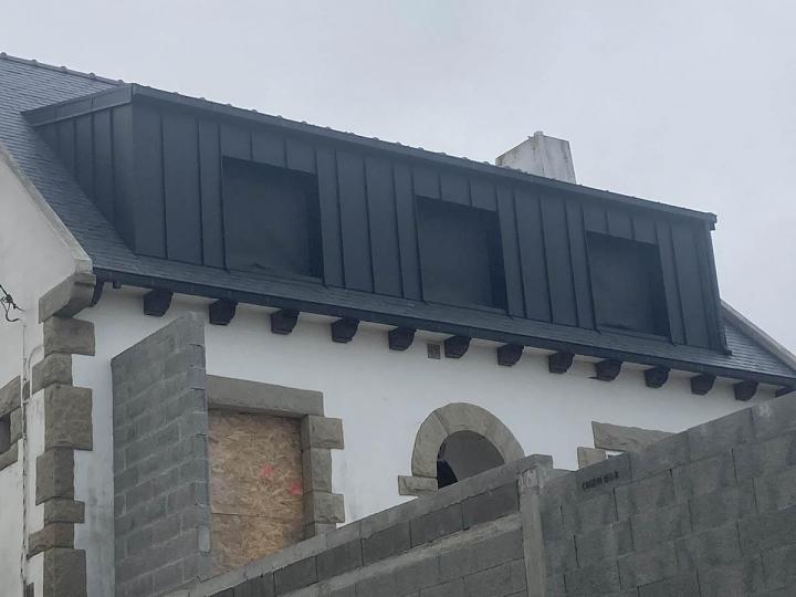 Pose et rénovation de couverture en zinc Lamballe